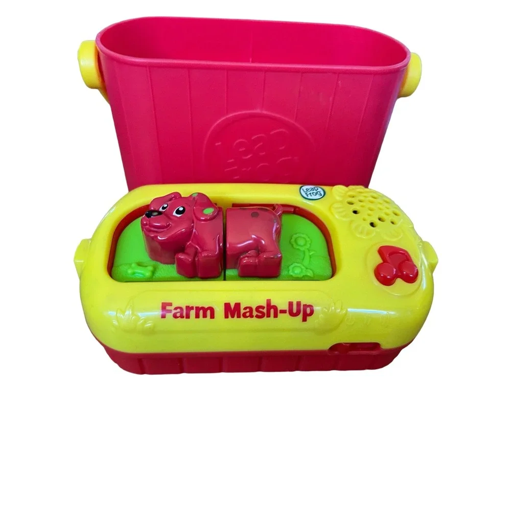 LeapFrog Farm Mash-Up Kids Learning Toy Red Yellow Good Interactive Musical Set